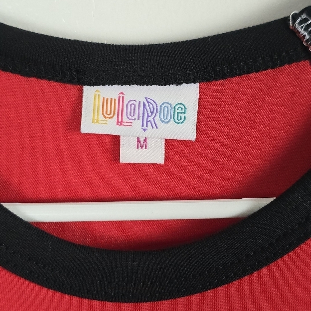 NWT Lularoe Randy Ringer Top Size M - Picture 3 of 7